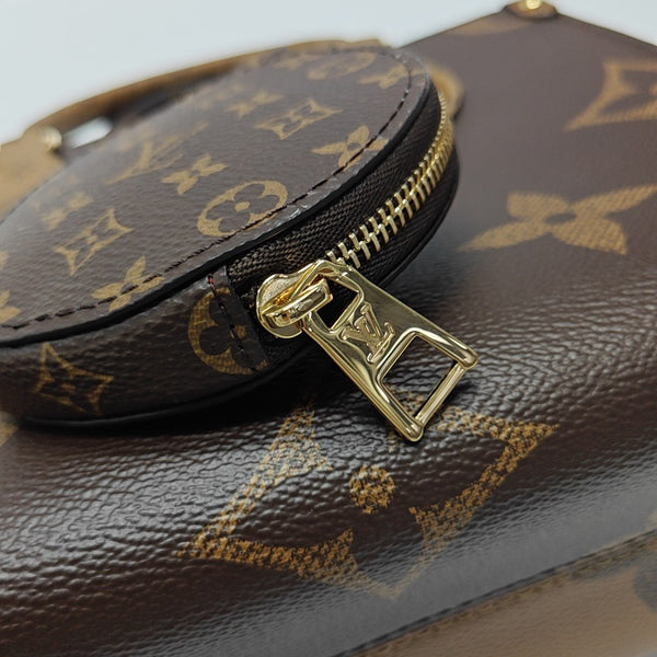 ONTHEGO PM Monogram Coated Canvas Brown