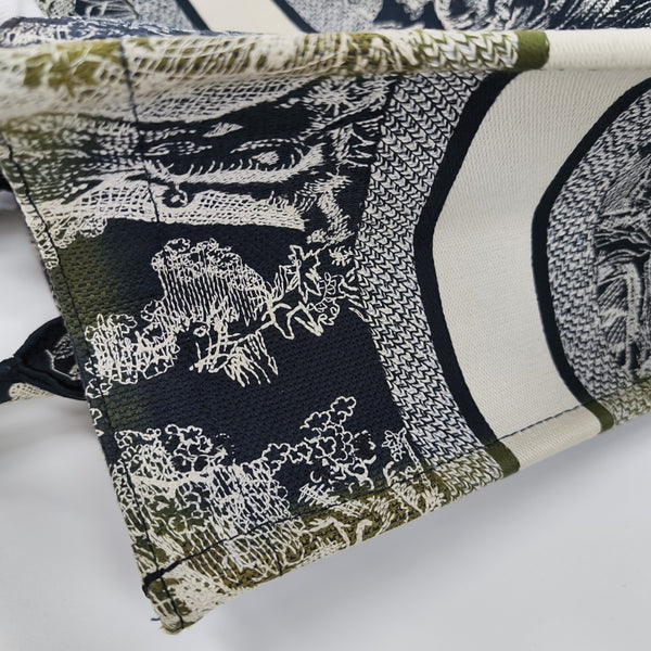 Book Tote Medium Fabric Blue