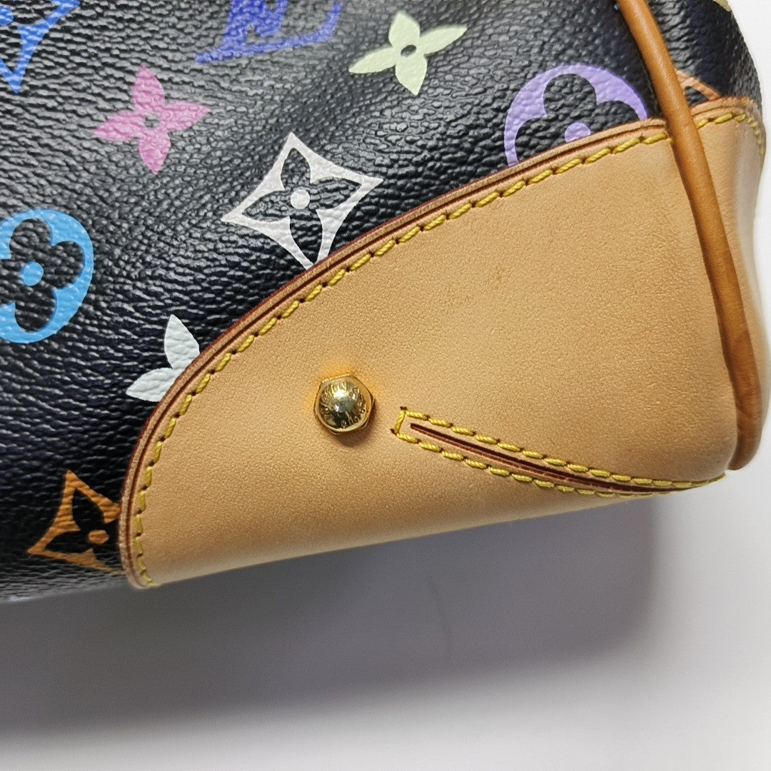 CLAUDIA Monogram Coated Canvas Black