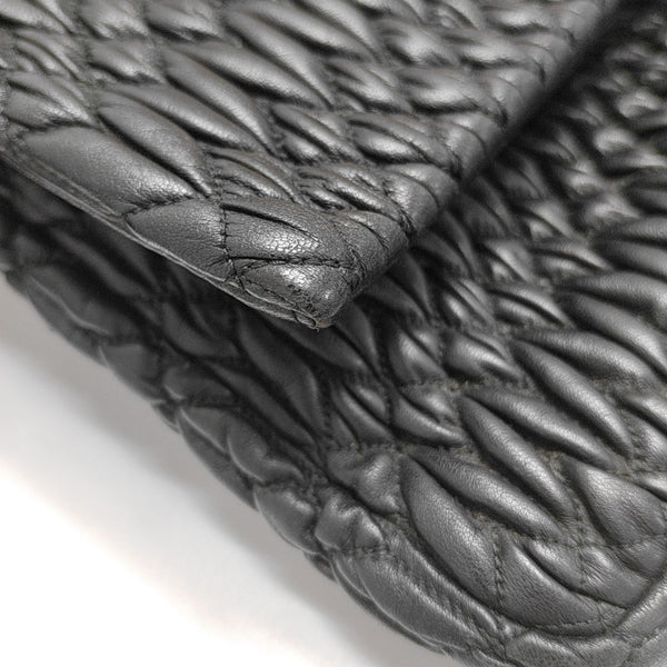 Crystal Lambskin Black