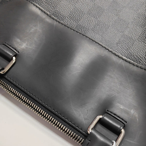 PORTE-DOCUMENTS Damier Graphite Coated Canvas Black