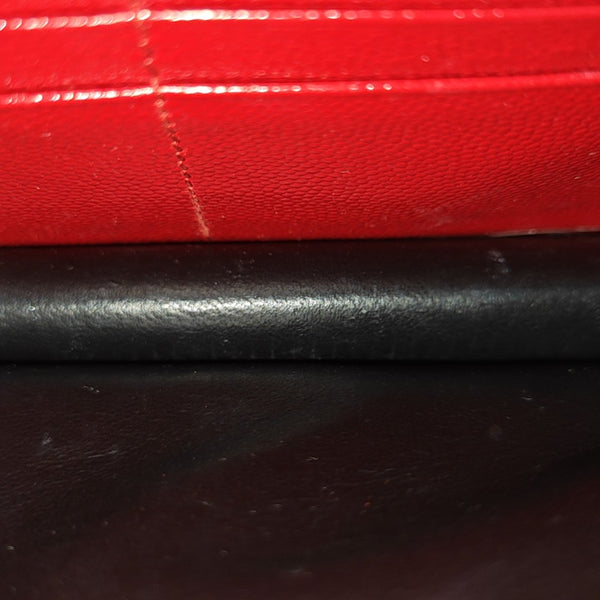 MONOGRAM WOC Chevron Calfskin Red