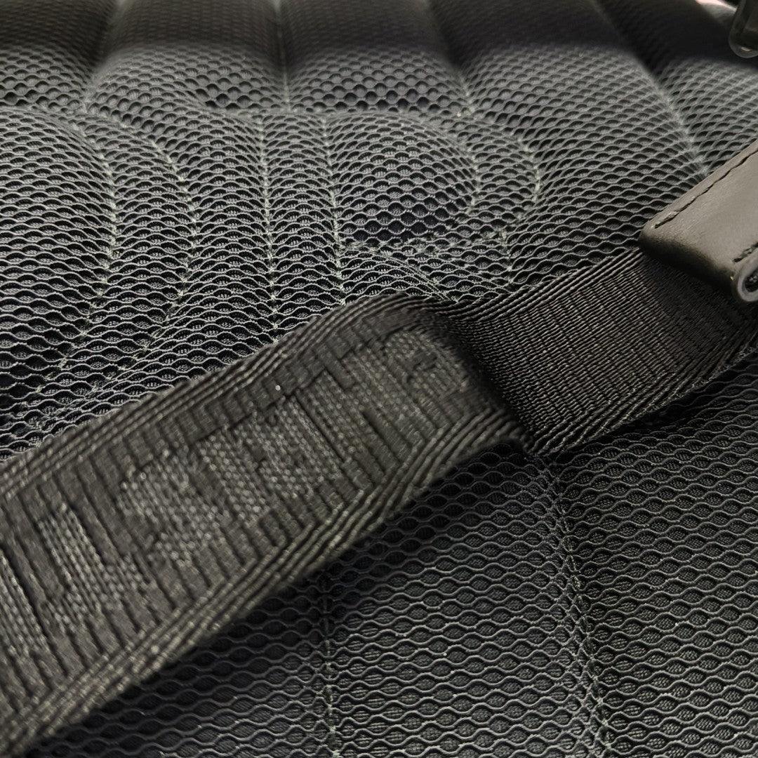 Rider Oblique Coated Canvas Black