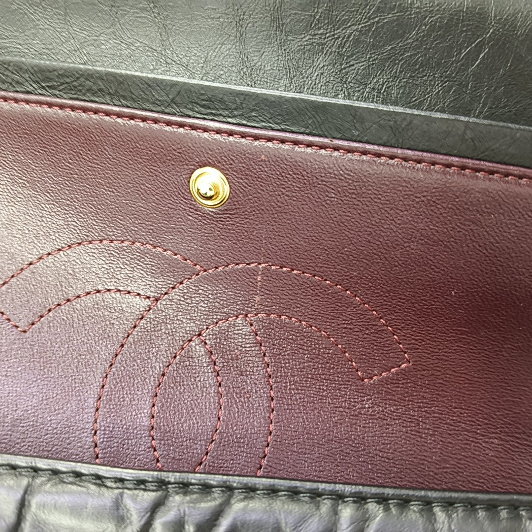 2.55 225 (small) Quilted Calfskin Black