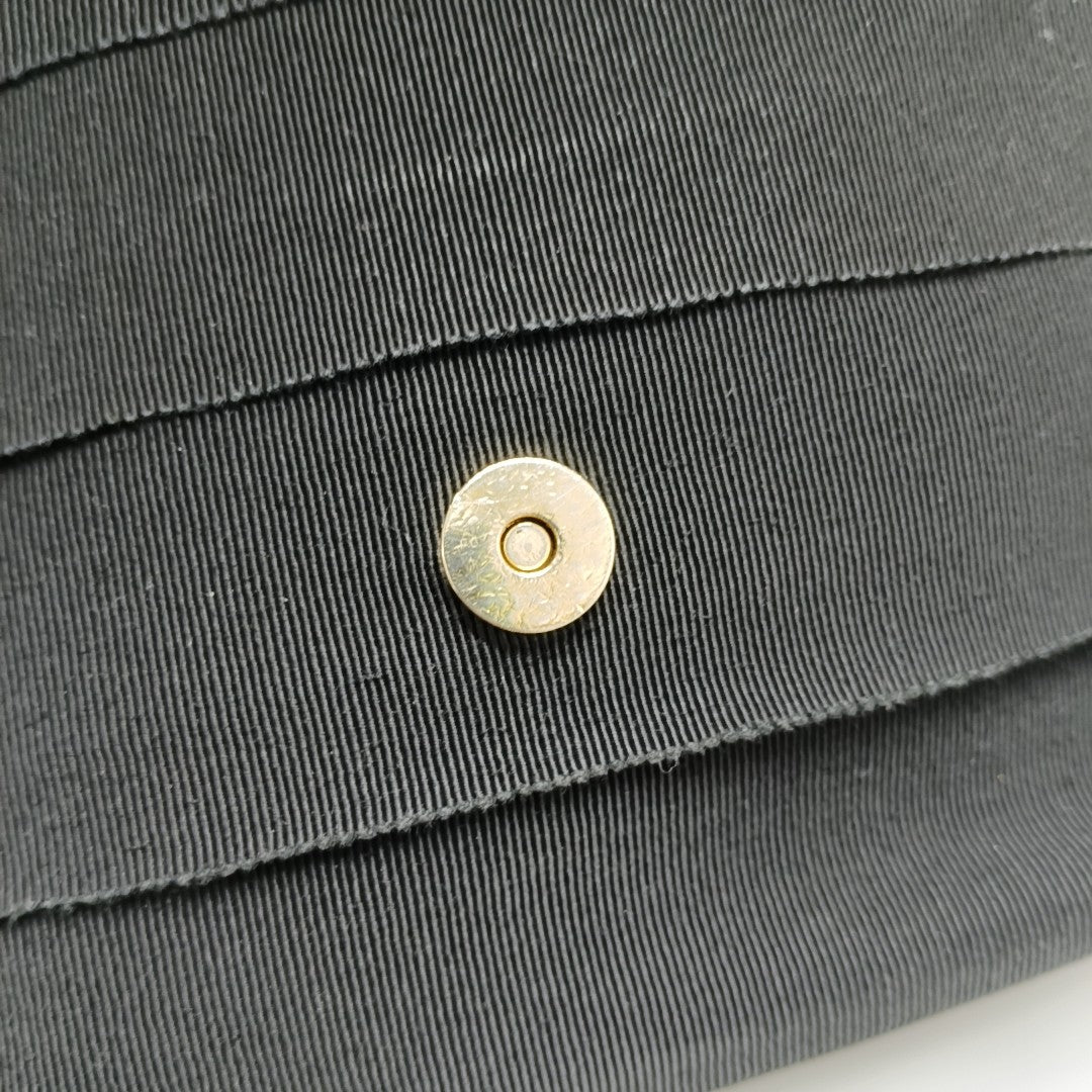 Fabric Shoulder Bag Black