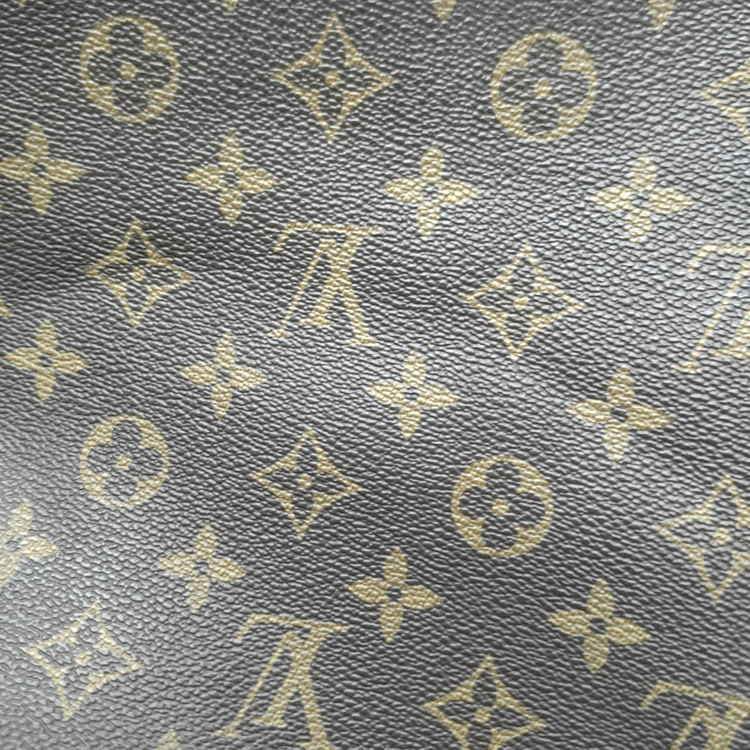 NEVERFULL MM Monogram Coated Canvas Brown