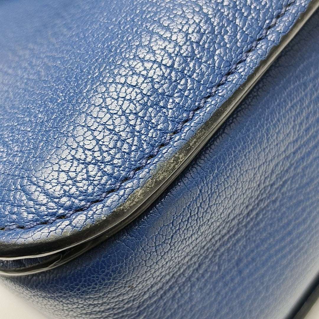 Calfskin Tote Bag Blue