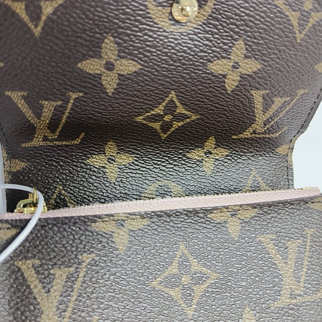 ARIANE Monogram Coated Canvas Brown Wallet