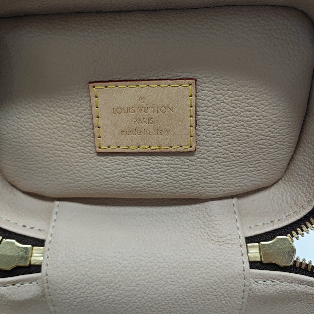 NICE Super Mini Monogram Coated Canvas Brown
