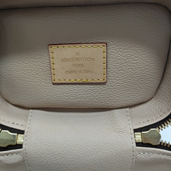 NICE Super Mini Monogram Coated Canvas Brown