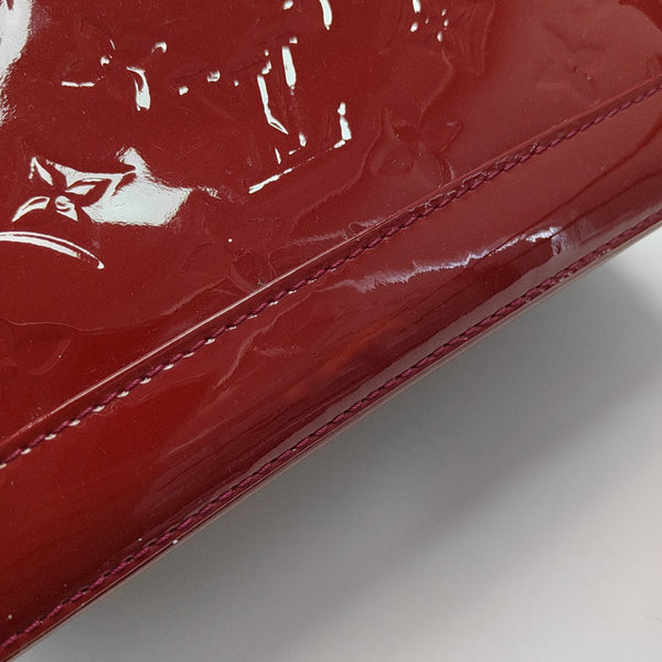 ALMA BB Monogram Patent Leather Red
