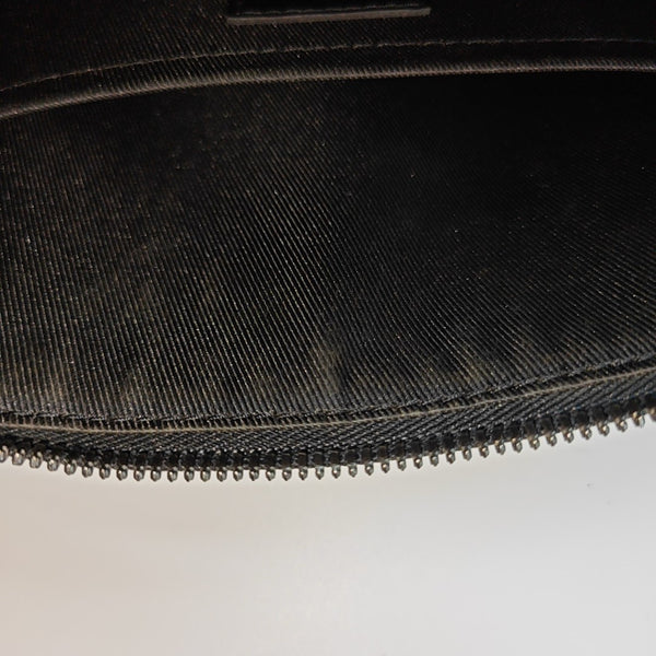 KEEPALL Monogram Coated Canvas Black