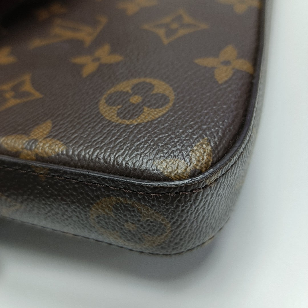 FÉLICIE Monogram Coated Canvas Brown