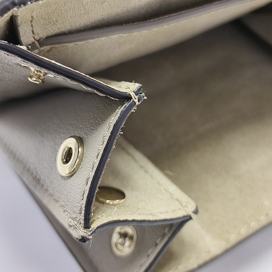 Faye Small Calfskin Gray