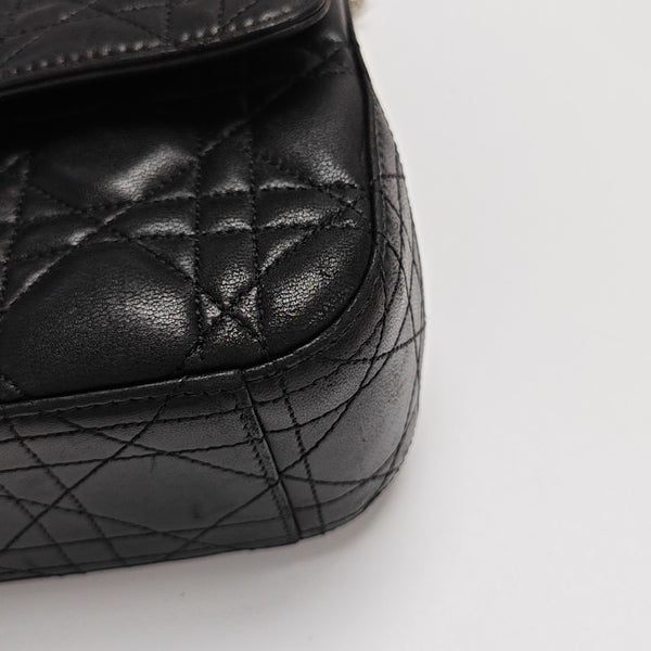 Miss Dior Cannage Lambskin Black