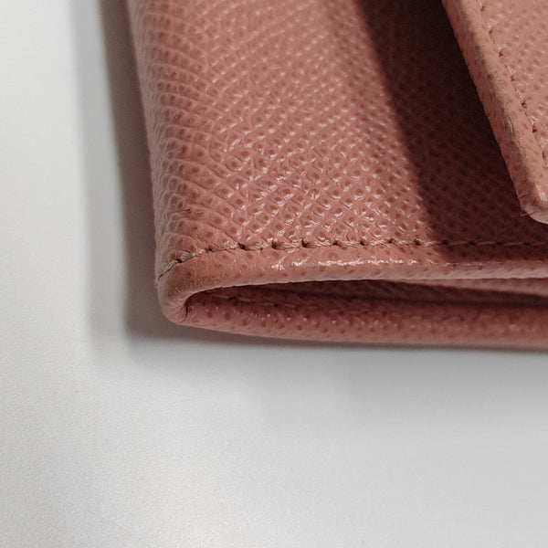 BVLGARI Calfskin Pink Wallet