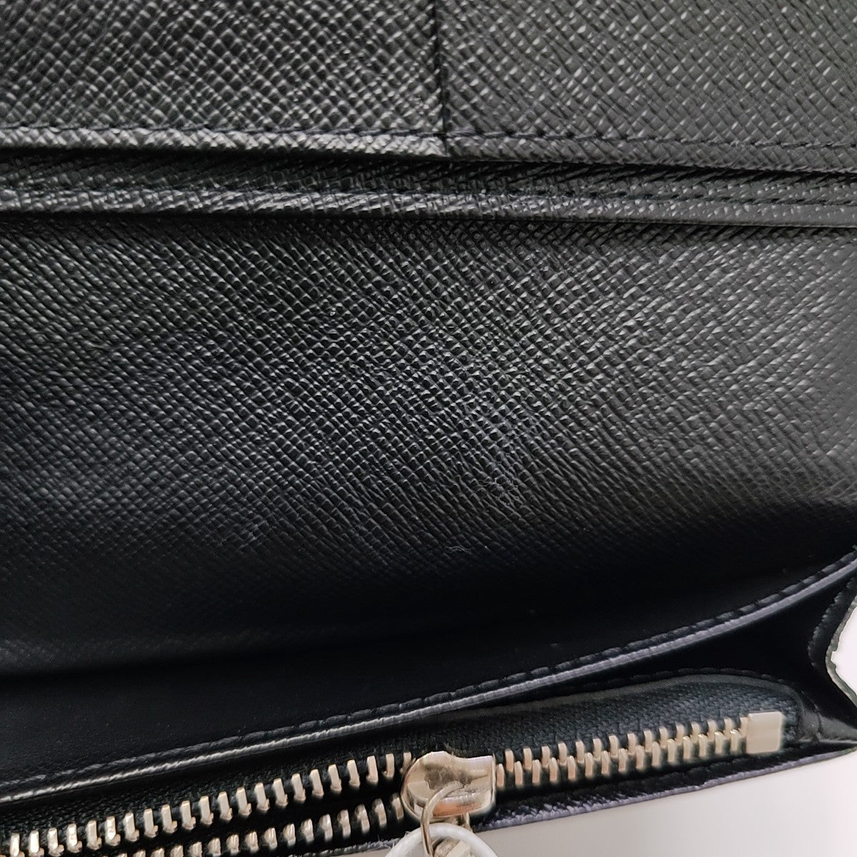 BRAZZA Damier Graphite Coated Canvas Black Wallet