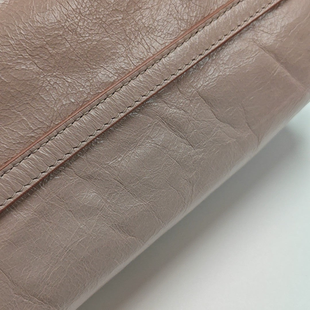 Calfskin Shoulder Bag Pink