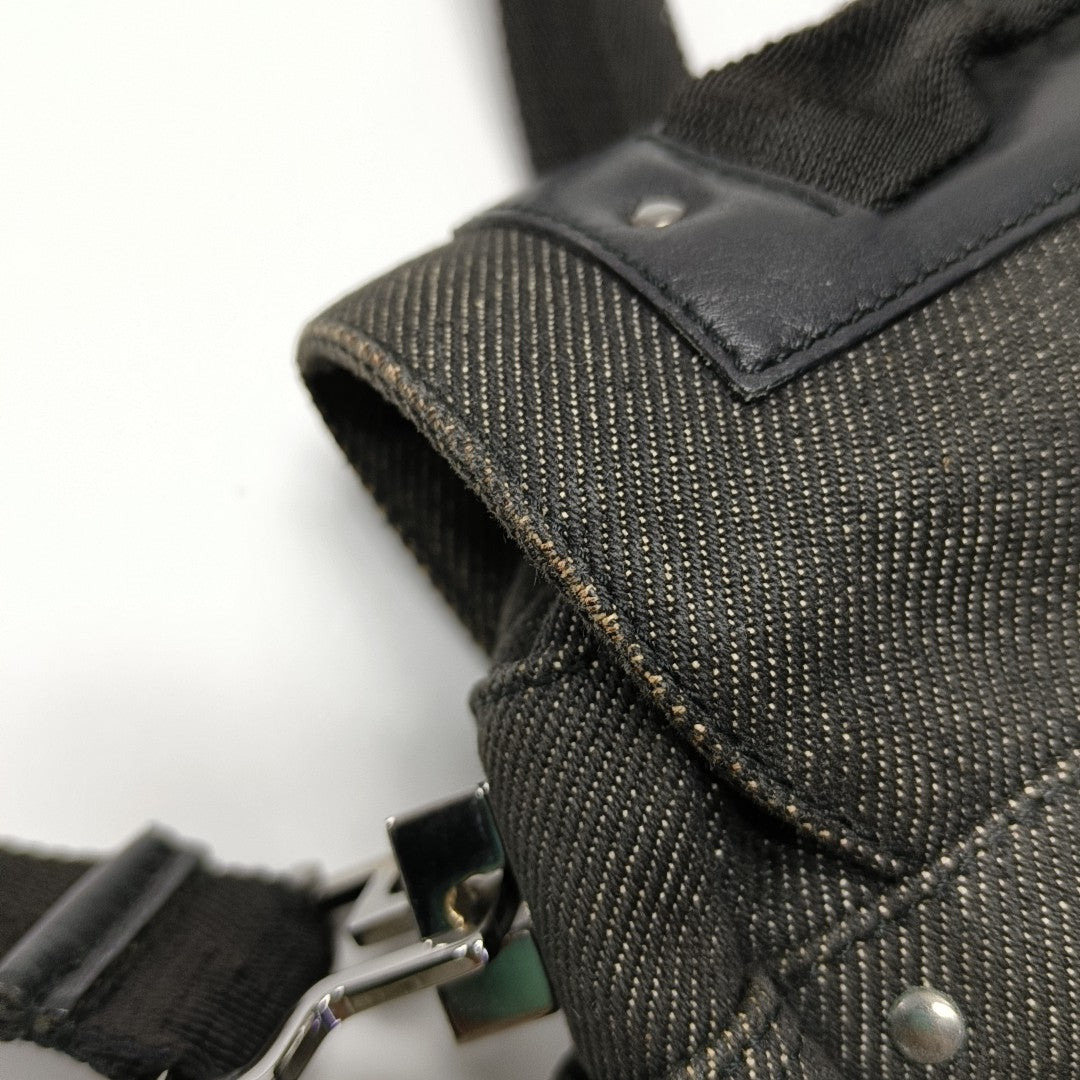 Canvas Shoulder Bag Black
