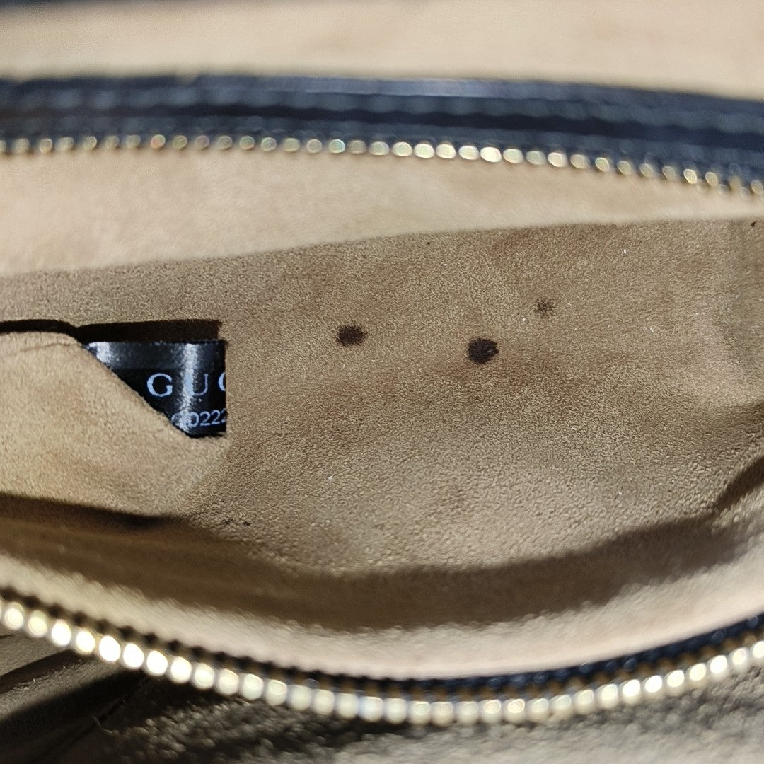 Padlock Small Monogram Coated Canvas Beige