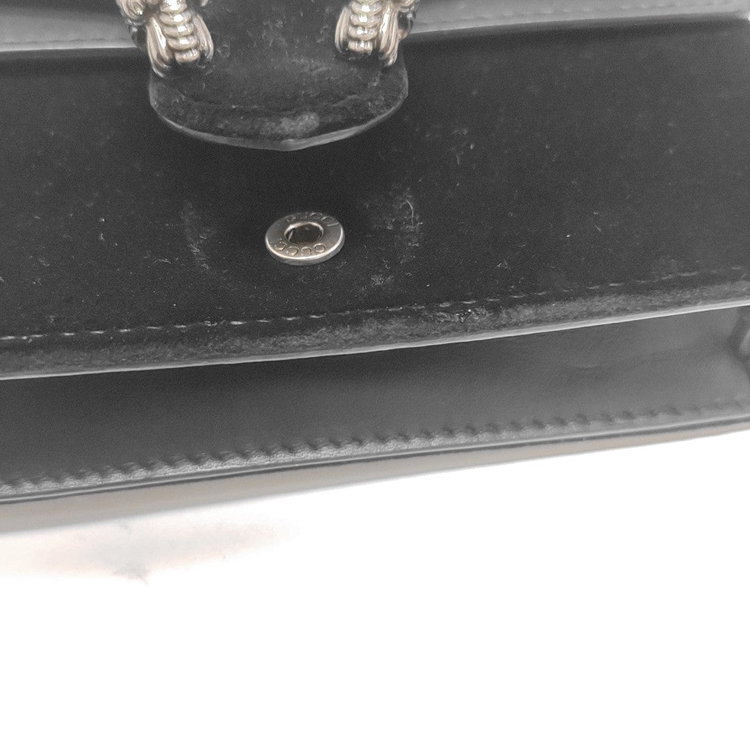 Dionysus Super Mini Suede Black