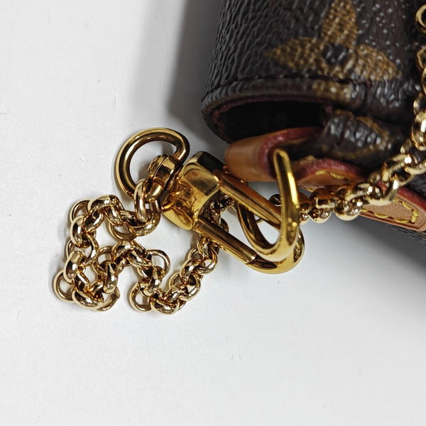 FAVORITE PM Monogram Coated Canvas Brown