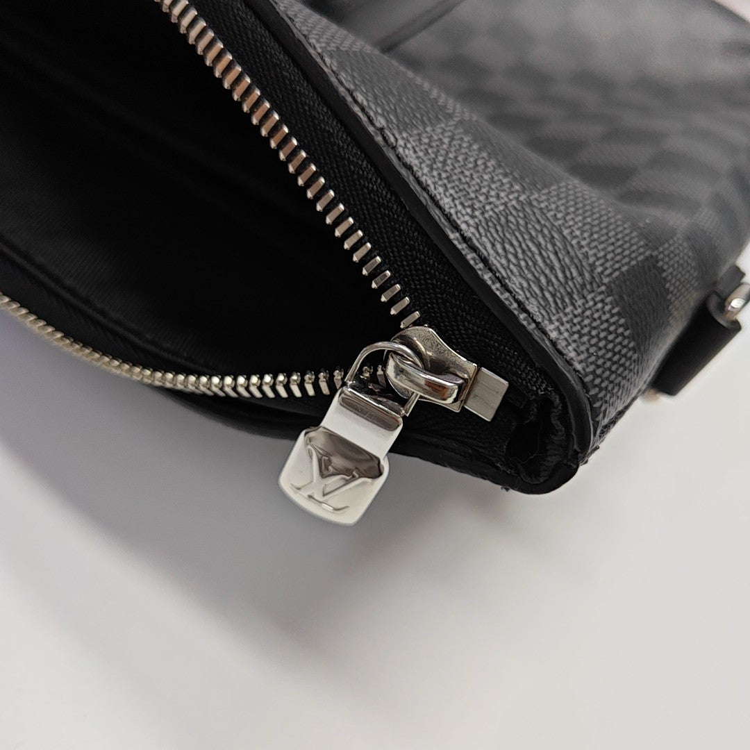 PORTE-DOCUMENTS Damier Graphite Coated Canvas Gray