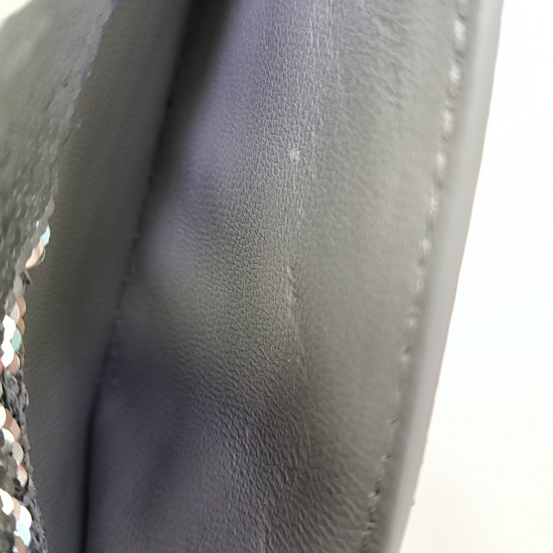 Hourglass Small Sequins Silver