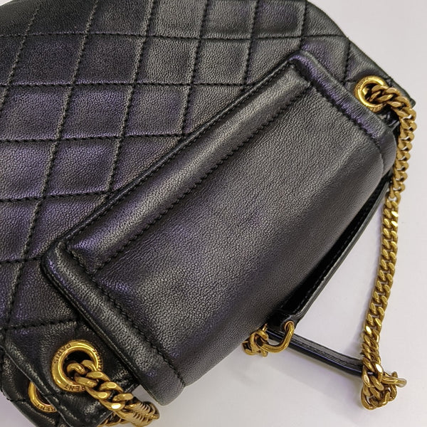 NOLITA Mini Quilted Lambskin Black