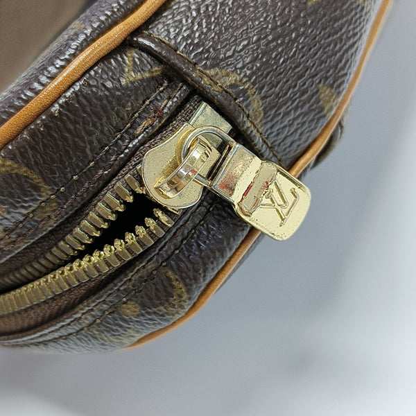 GANGE Monogram Coated Canvas Brown