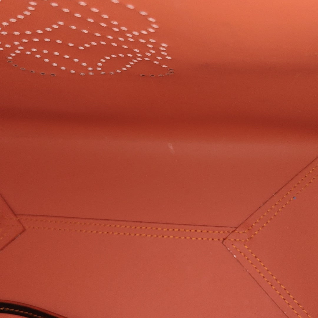 Monogram Calfskin Tote Bag Brown