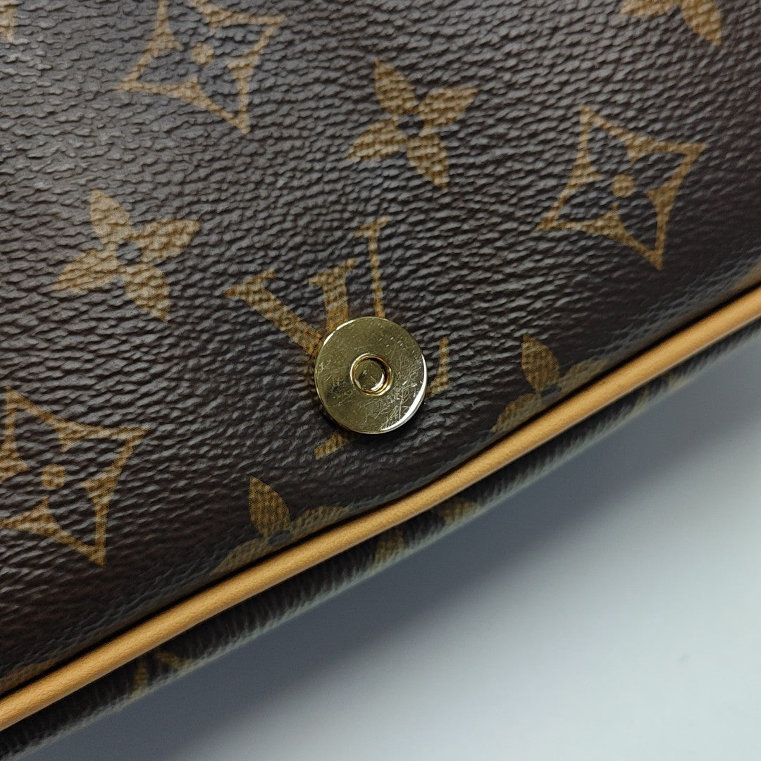 DIANE Monogram Coated Canvas Brown