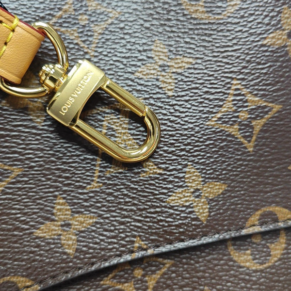 DIANE Monogram Coated Canvas Brown