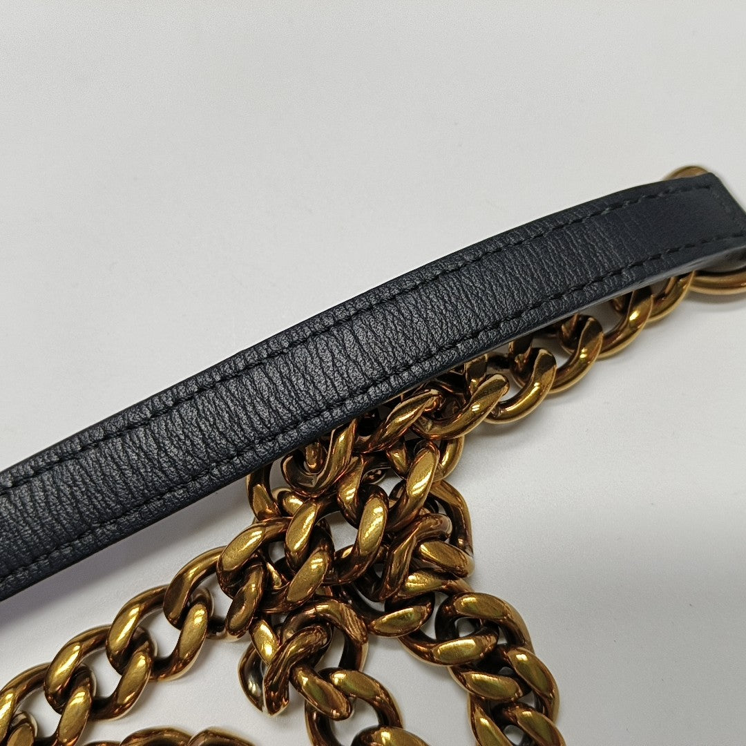 NEW WAVE MM Quilted Calfskin Black