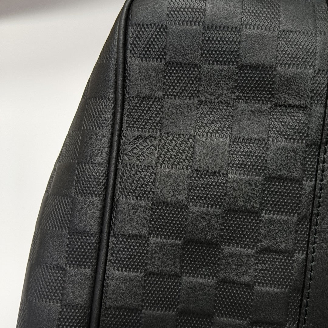 TADAO PM Damier Graphite Calfskin Black