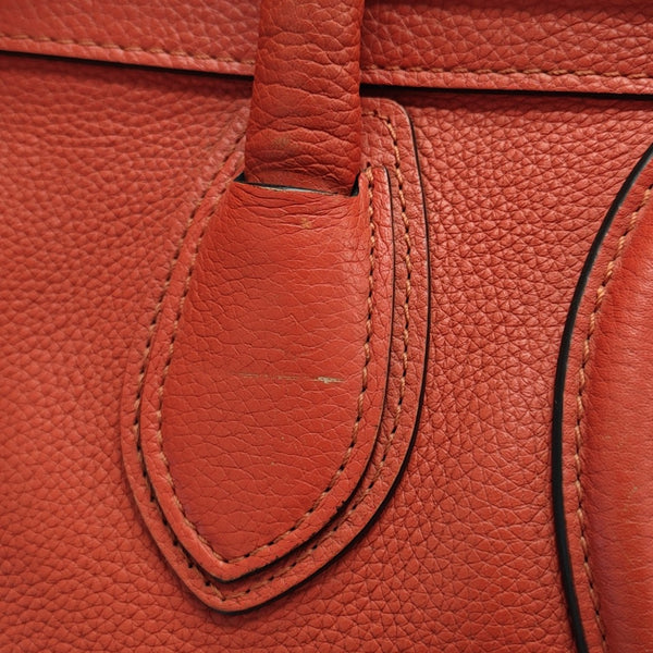 LUGGAGE Mini Calfskin Red