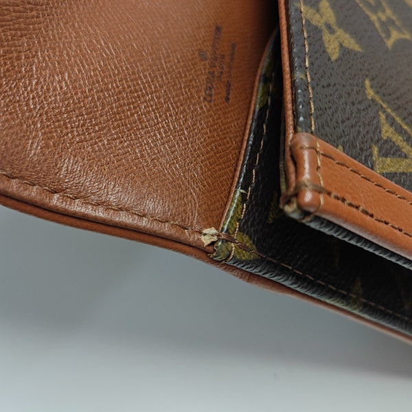 DAME GM Monogram Coated Canvas Brown