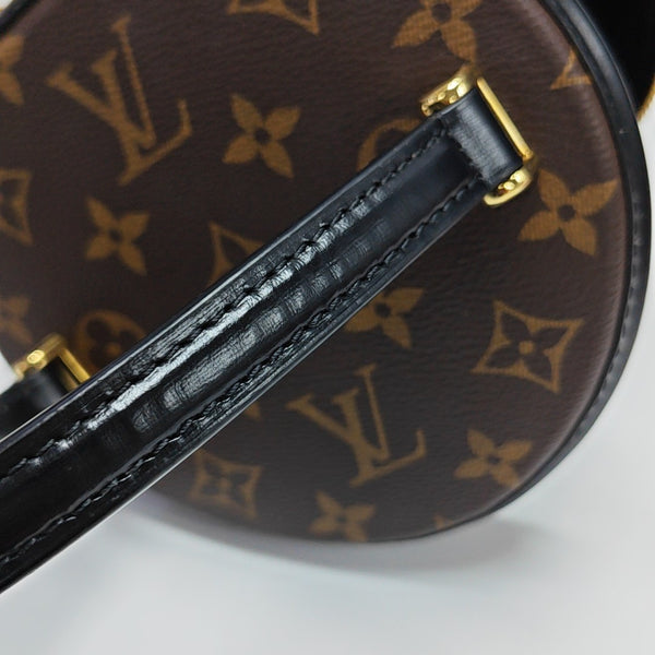 CANNES PM Monogram Coated Canvas Brown