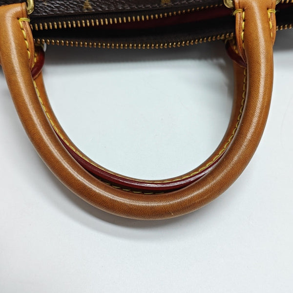 SPEEDY 30 Monogram Coated Canvas Brown