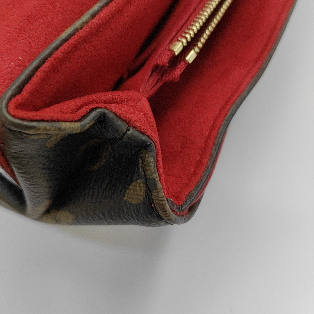 PALLAS BB Monogram Coated Canvas Brown