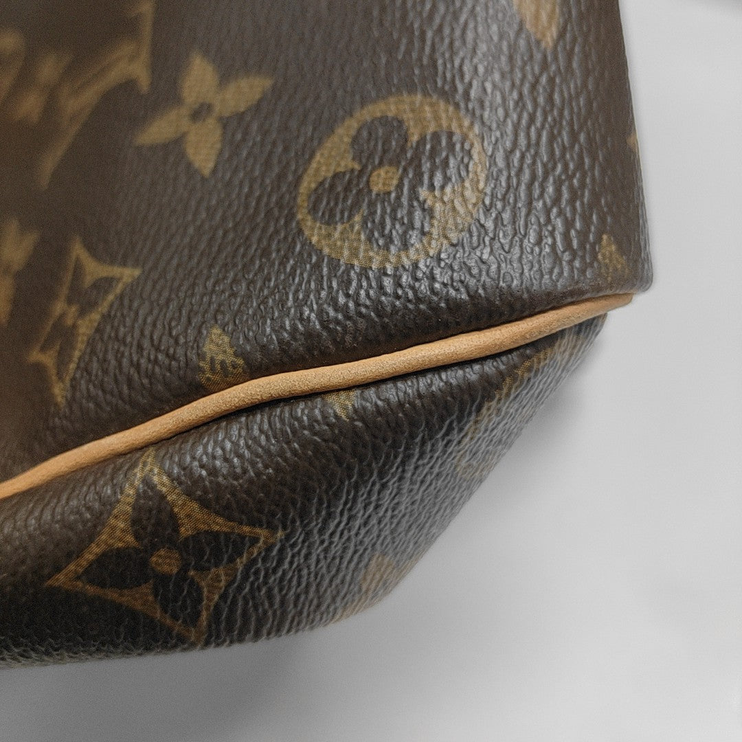SPEEDY 35 Monogram Coated Canvas Brown