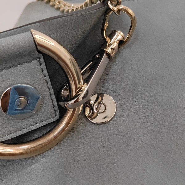 Faye Mini Calfskin Blue