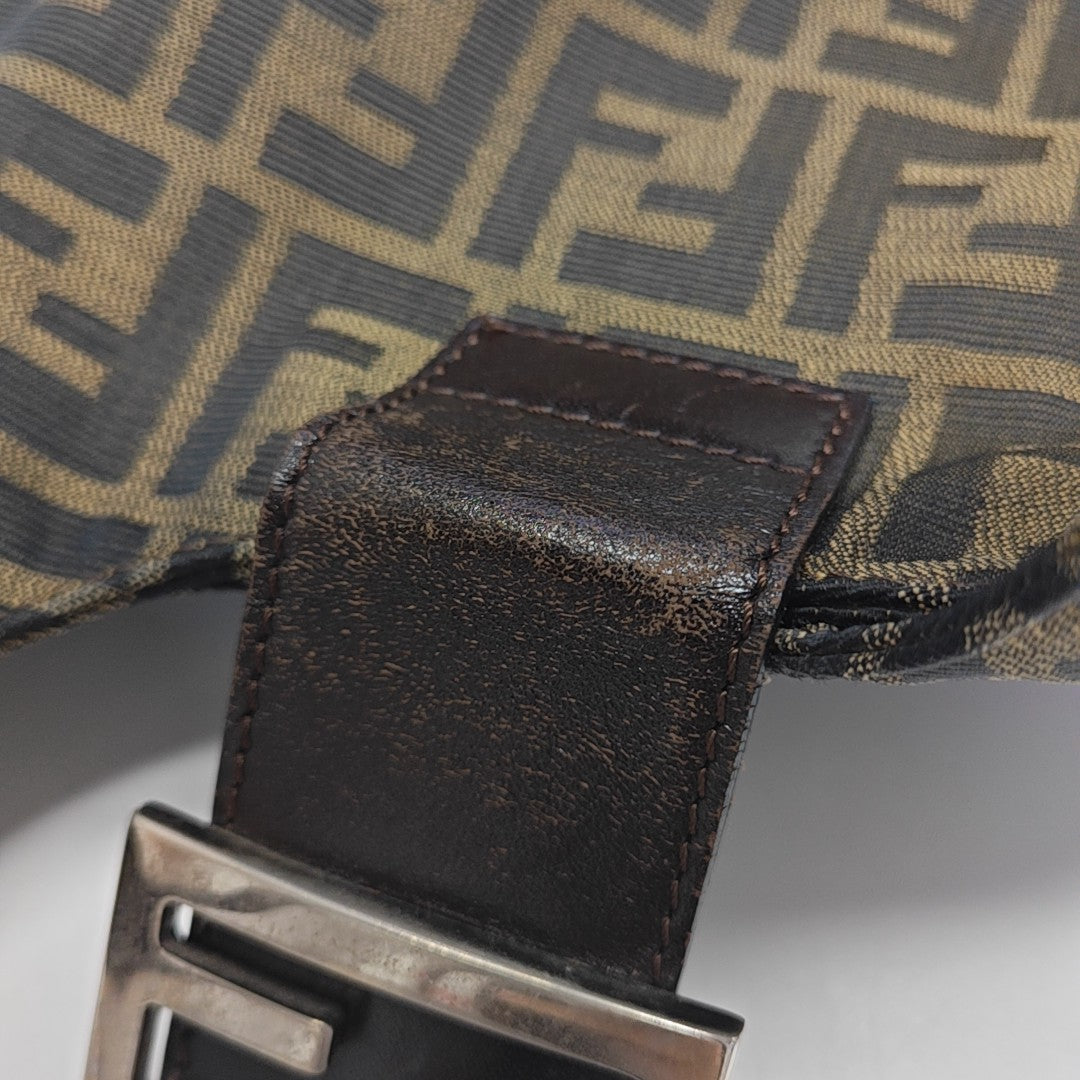 Canvas Shoulder Bag Brown