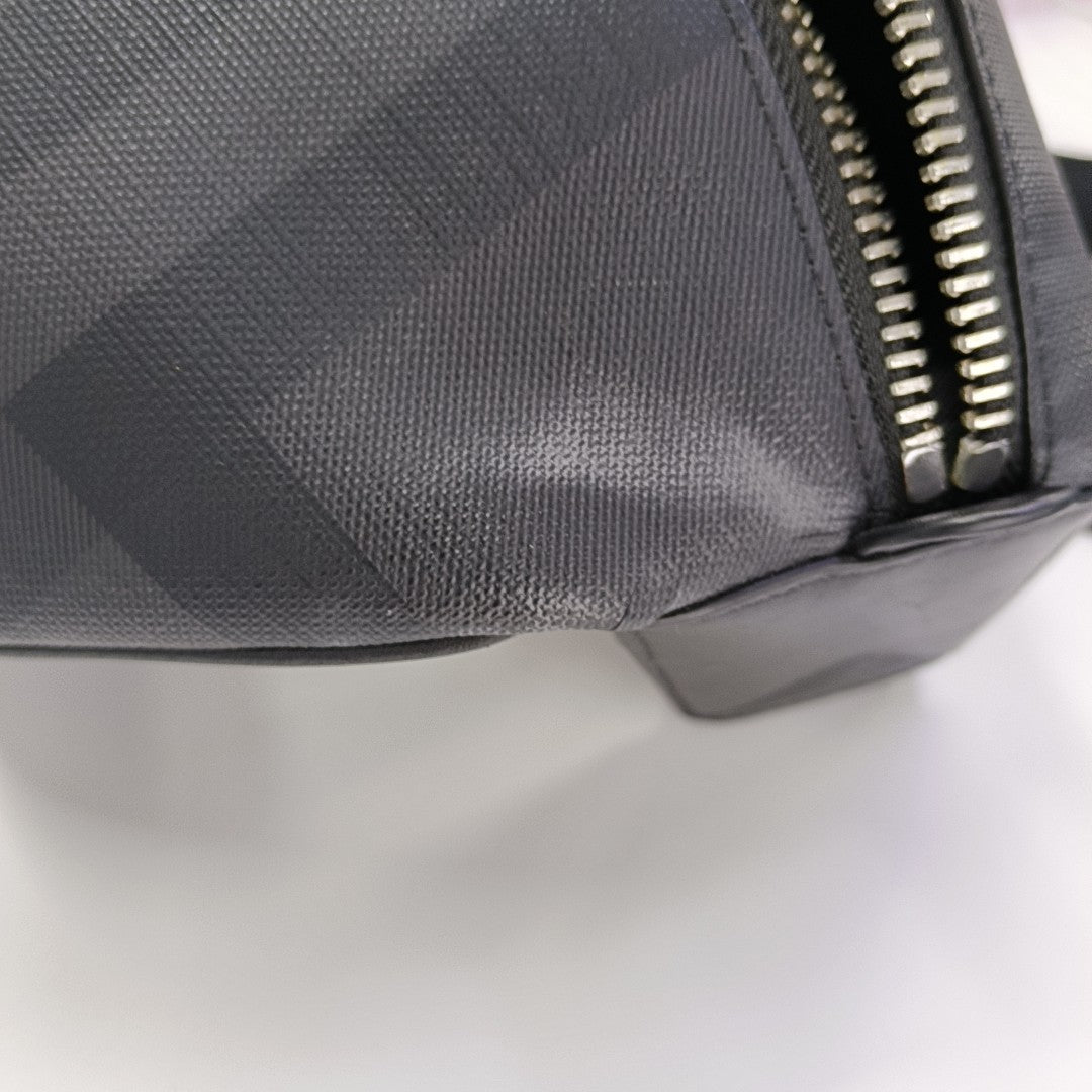 London Medium Coated Canvas Gray