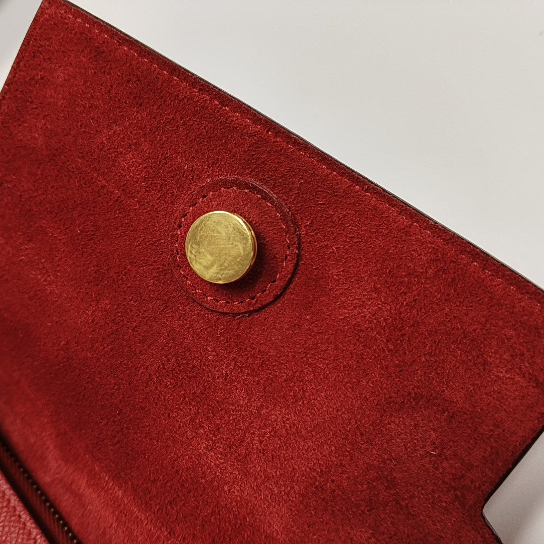 BELT Micro Calfskin Red