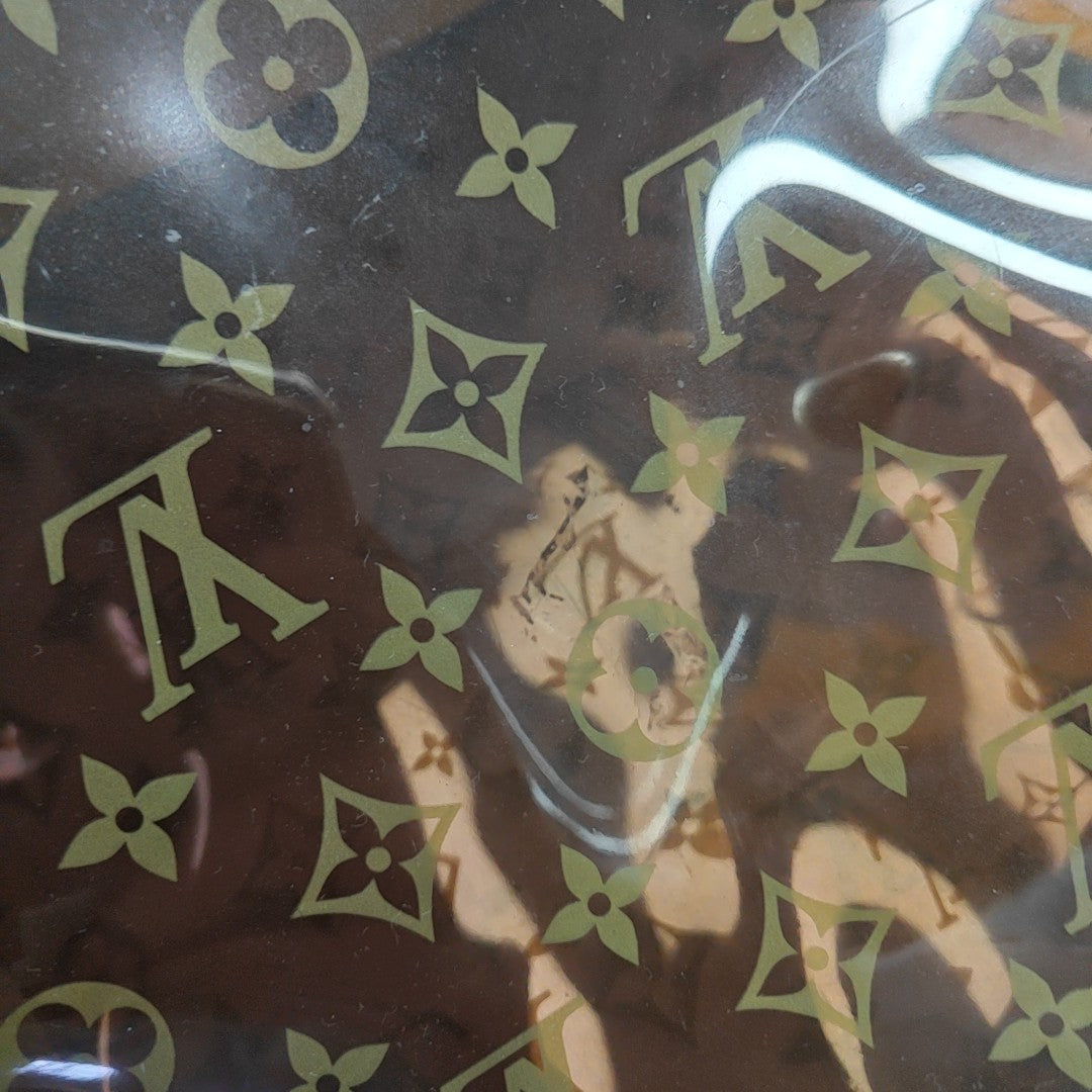 SAC AMBRE Monogram Plastic Brown