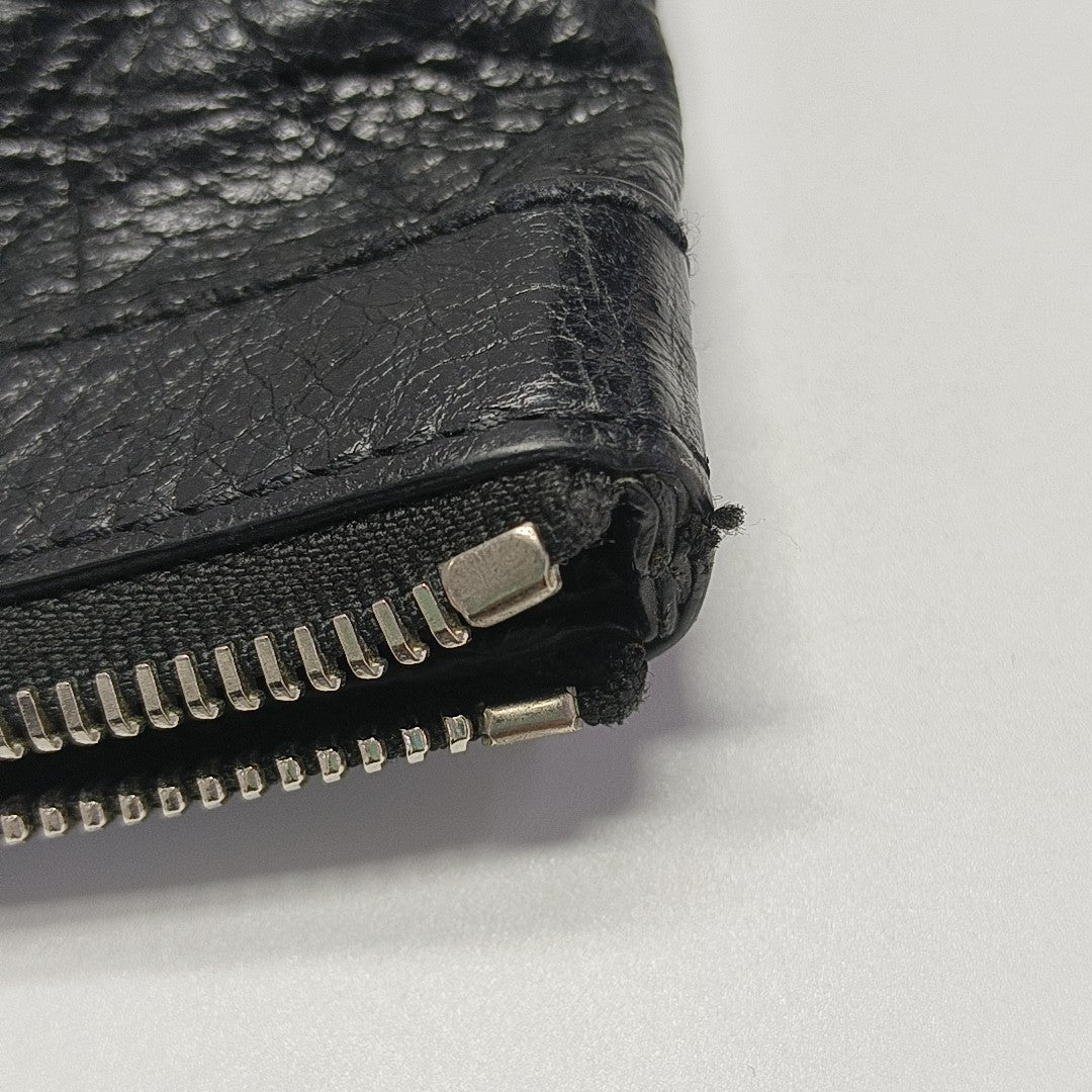 Quilted Calfskin Clutch Black