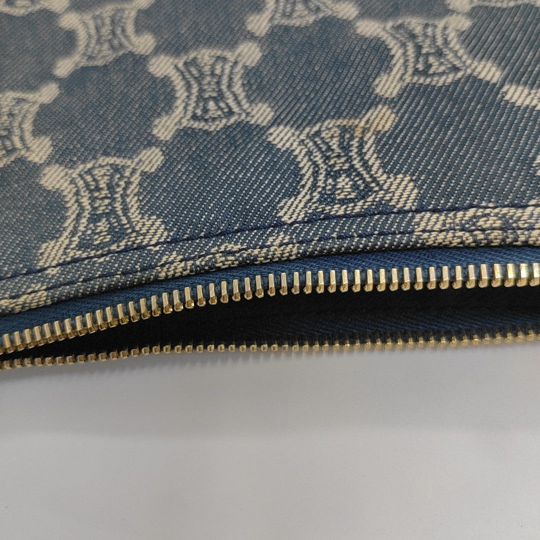 Canvas Shoulder Bag Blue
