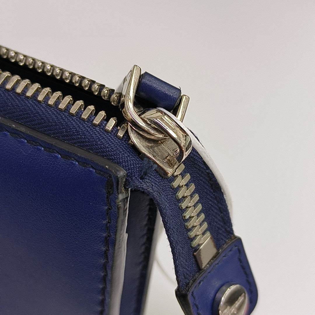 Calfskin Clutch Blue