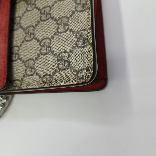 Lona Revestida con Monograma Dionysus Pequeño Beige